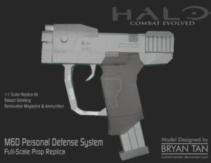 Halo M6D Gun Papercraft Screenshot 2025 11 14 130557