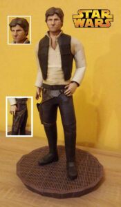 STAR WARS HAN SOLO PAPERCRAFT