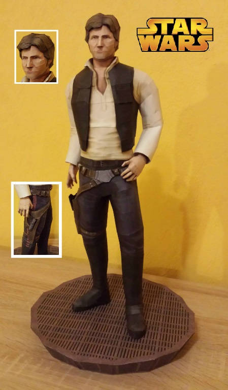 STAR WARS HAN SOLO PAPERCRAFT