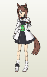 Fine Motion Umamusume Papercraft fine motion umamusume papercraft