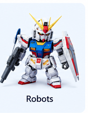 Robots papercraft category