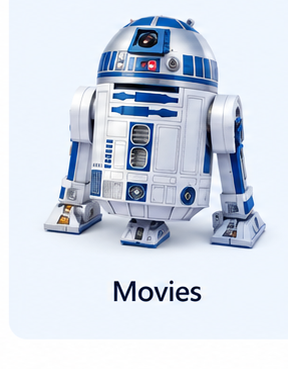 Movies papercraft category