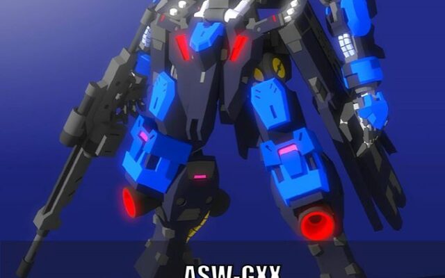 Gundam ASW GXX Vidar Papercraft Gundam ASW GXX Vidar Papercraft